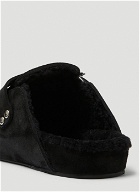 Mirvinh Shearling Mules in Black