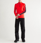 Fusalp - Alpilles III Striped Stretch-Jersey Half-Zip Ski Base Layer - Red