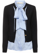 TORY BURCH Cutout Buttoned Cardigan