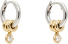 Spinelli Kilcollin SSENSE Exclusive Zahra Hoop SG WD Earrings