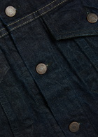 Blue Blue Panelled Denim Jacket Indigo
