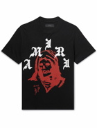 AMIRI - Wes Lang Solar Kings Logo-Print Cotton-Jersey T-Shirt - Black