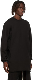 Rick Owens Drkshdw Black Organic Cotton Subhuman Sweatshirt