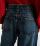 Khaite Karo mid-rise barrel-leg jeans
