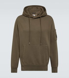 C.P. Company Lens cotton fleece hoodie