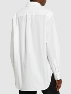 JW ANDERSON - Cotton Poplin Peplum Drape Shirt