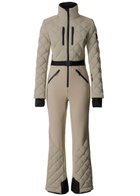 Mackage Inga Quilted Bonded Fleece ski Suit Taupe