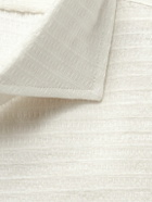 Favourbrook - Haston Cutaway-Collar Linen-Jacquard Shirt - White