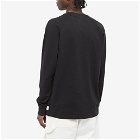 Reigning Champ Men's Long Sleeve Midweight Jersey T-Shirt in Black