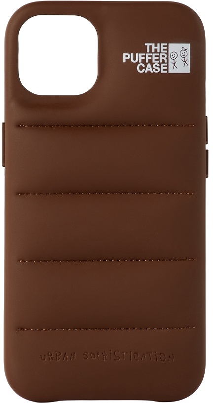 Photo: Urban Sophistication Brown 'The Puffer' iPhone 13 Case