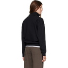 Maison Kitsuné Black Baby Fox Half Zipped Sweatshirt
