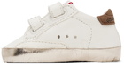 Golden Goose Baby White School Sneakers