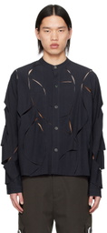 CMMAWEAR Navy Kintsugi Shirt