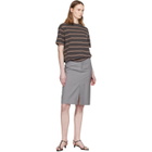 Jil Sander Brown Cotton Crew-Neck T-shirt