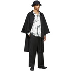 Sasquatchfabrix. Black Wide-Leg Trousers