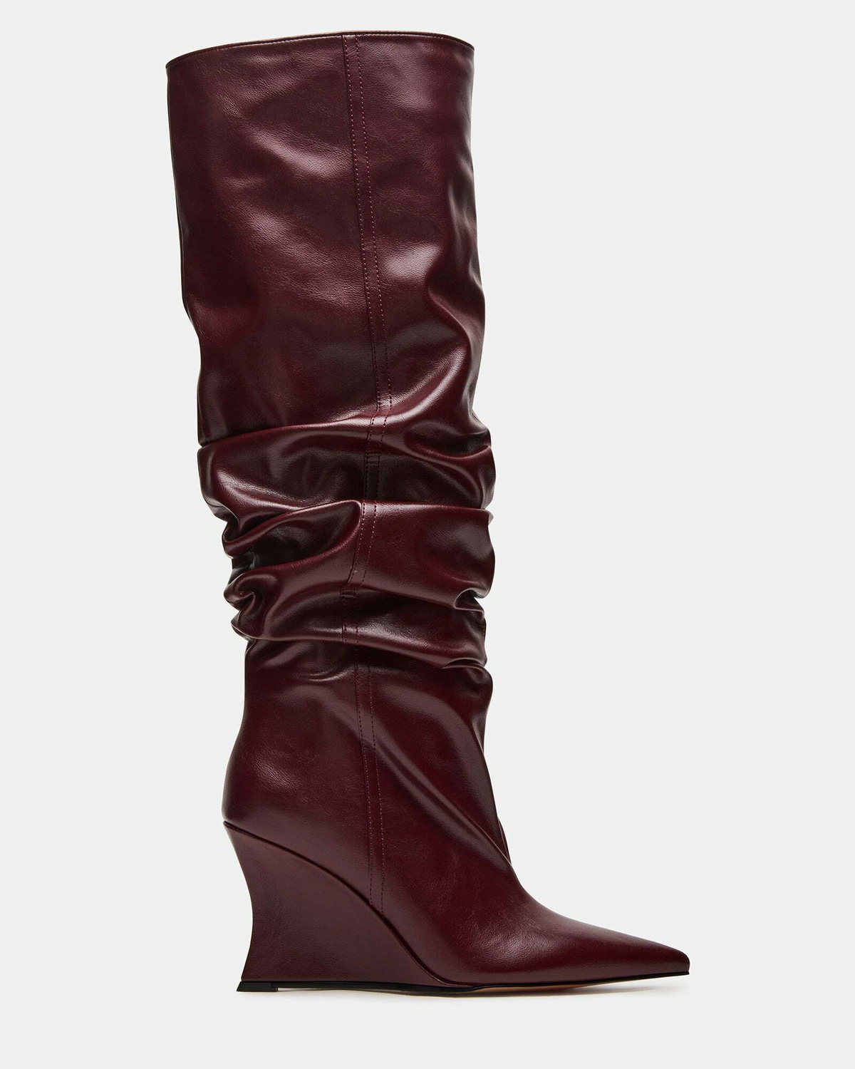 Steve Madden Distortion Boots in Burgundy