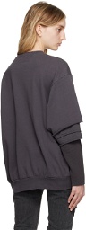 UNDERCOVER Gray Layered Sweatshirt