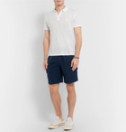 Vilebrequin - Pyramid Slim-Fit Linen-Jersey Polo Shirt - Men - White