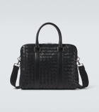 Bottega Veneta Slim Intrecciato leather briefcase