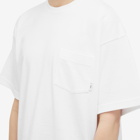 WTAPS Men's 24 Back Print Pocket T-Shirt in White