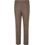 Kingsman - Brown Slim-Fit Prince of Wales Checked Wool Suit Trousers - Brown