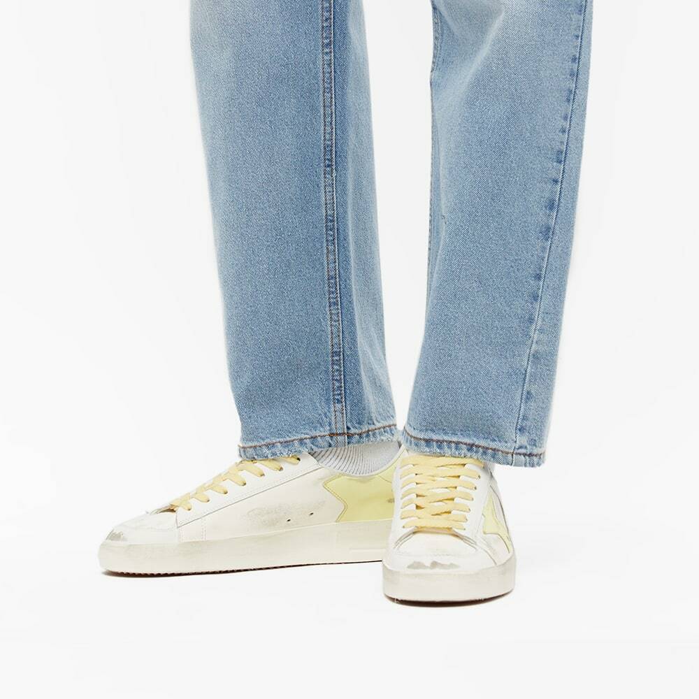 スニーカー GOLDEN  DELUXE BRAND STARDAN SMOOTH LEATHER SNEAKERS Golden Goose Men's Stardan Leather Low-Top Sneakers | Neiman