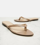 The Row Sacha leather thong sandals