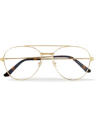 Cartier Eyewear - Aviator-Style Gold-Tone Optical Glasses