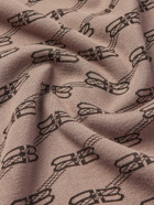 Balenciaga - Logo-Jacquard Knitted Sweater - Neutrals
