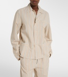 Maison Margiela Striped cotton shirt