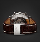 Breitling - Navitimer 1 Chronograph 46mm Steel, Red Gold and Crocodile Watch - Men - Black