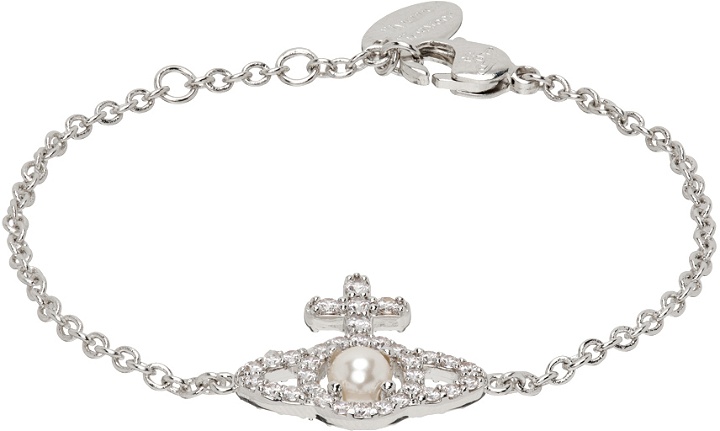 Photo: Vivienne Westwood Silver Olympia Pearl Chain Bracelet