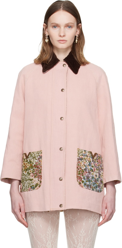 Photo: Valentino Pink Denim Jacket
