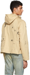 Reese Cooper Beige Stamp Print Jacket