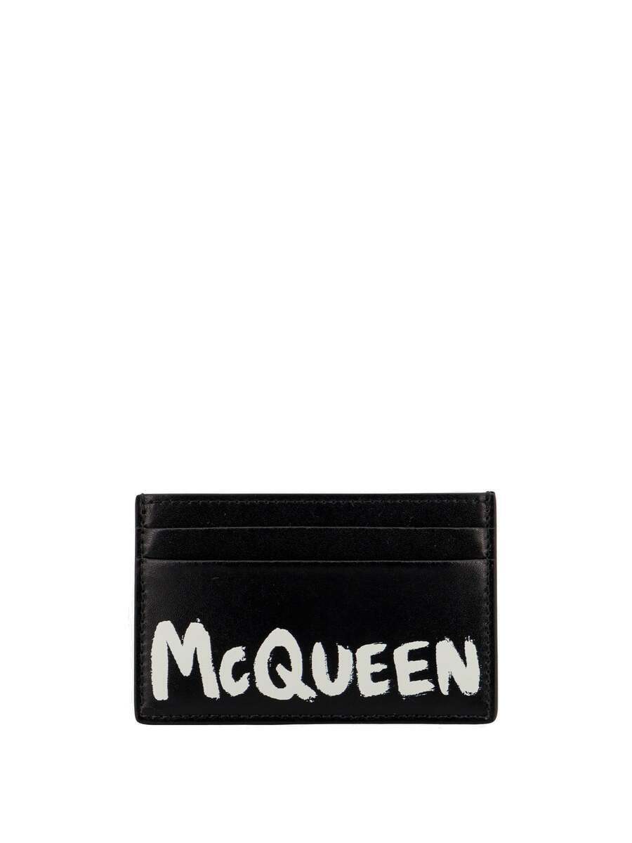 Alexander McQueen Men's Card Holder Black main image 0
