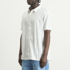 Umbro Men's Boxy Shirt in Brilliant White/Oyster Mushroom