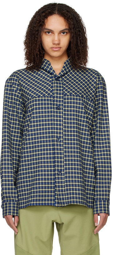 Photo: paria /FARZANEH Blue & Yellow Pencilcase Shirt