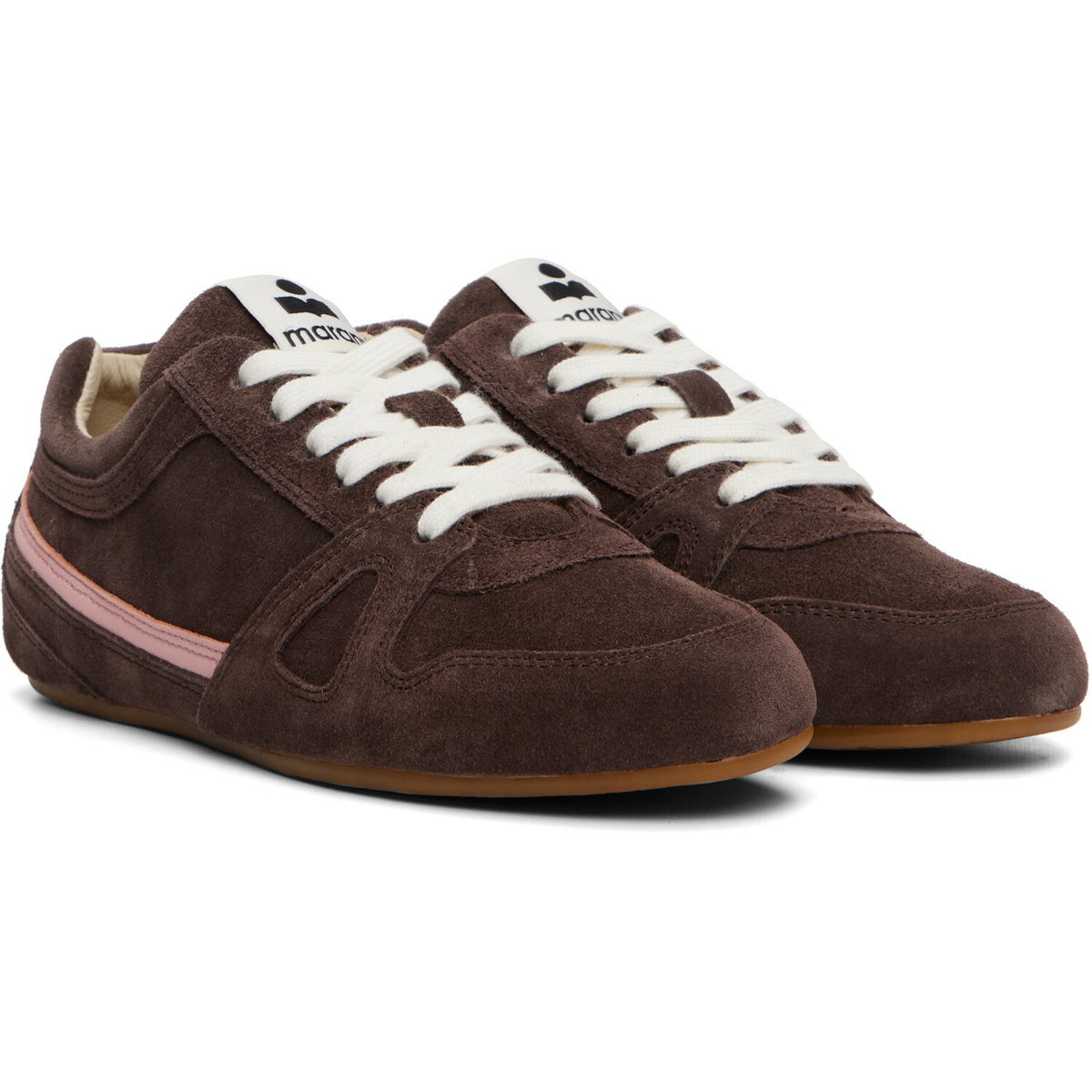 Isabel Marant Brown Senny Low Sneakers