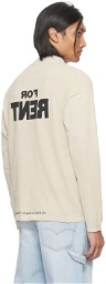 ERL Off-White Printed Sweater