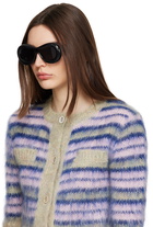 LOEWE Black Inflated Mask Sunglasses