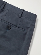 Canali - Slim-Fit Stretch-Wool Trousers - Blue