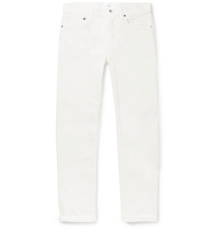 Photo: Mr P. - Slim-Fit Selvedge Denim Jeans - Men - White