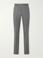 Paul Smith - Brierley Straight-Leg Herringbone Wool and Cashmere-Blend Suit Trousers - Gray