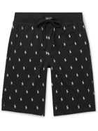 POLO RALPH LAUREN - Logo-Print Cotton-Jersey Pyjama Shorts - Black