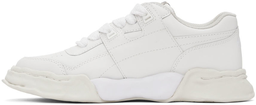 Miharayasuhiro White OG Sole Leather Parker Sneakers