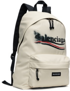 Balenciaga Beige Explorer Backpack