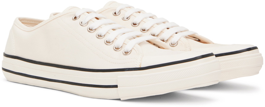 Comme des Garçons Comme des Garçons White Pointed Low-Top Sneakers