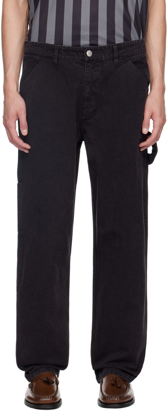 Awake NY Black Pocket Trousers