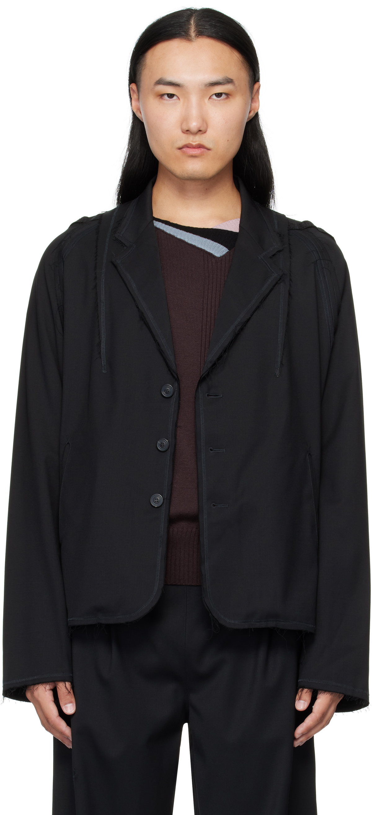 KIKO KOSTADINOV Mc Namara ジャケット Kiko Kostadinov Brown Mcnamara Jacket Kiko Kostadinov
