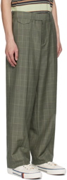 Paul Smith Green Overdyed Trousers